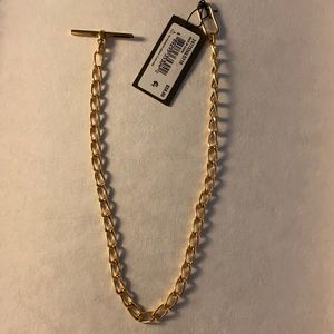 All saints gold tone necklace.